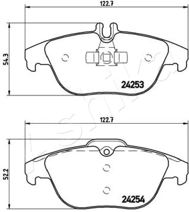 Brake Pad Set, disc brake 51-00-0505