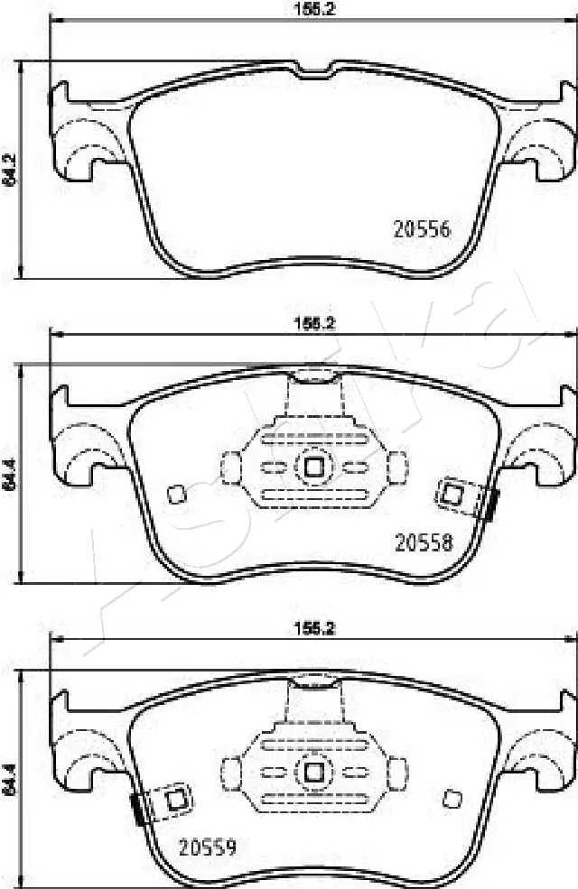 Brake Pad Set, disc brake 50-00-0354