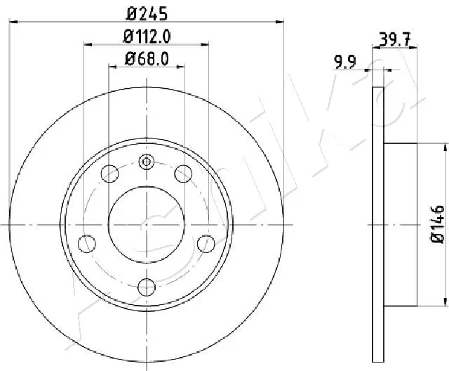 Brake Disc 61-00-0929