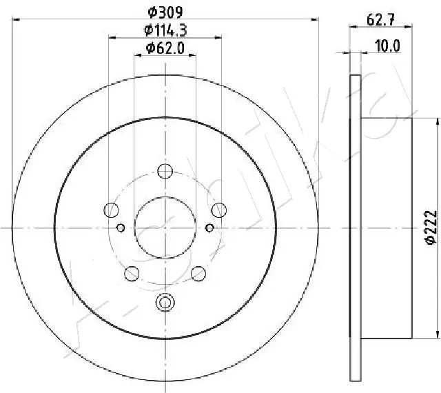 Cakera Brek 61-02-268C