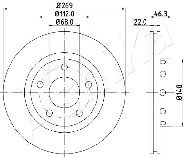 Brake Disc 61-00-0913