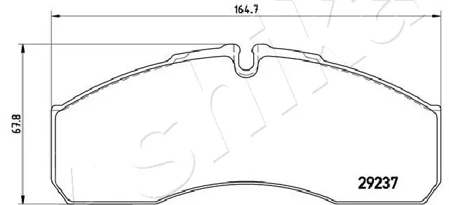Brake Pad Set, disc brake 50-00-0541