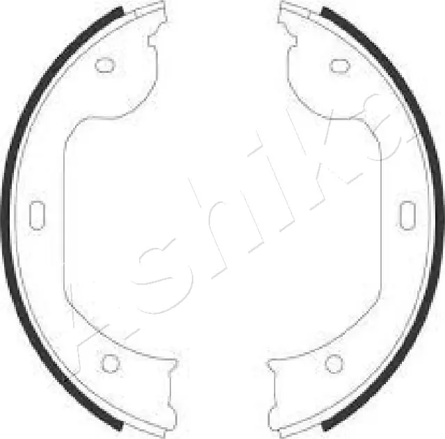 Brake Shoe Set, parking brake 55-00-0104