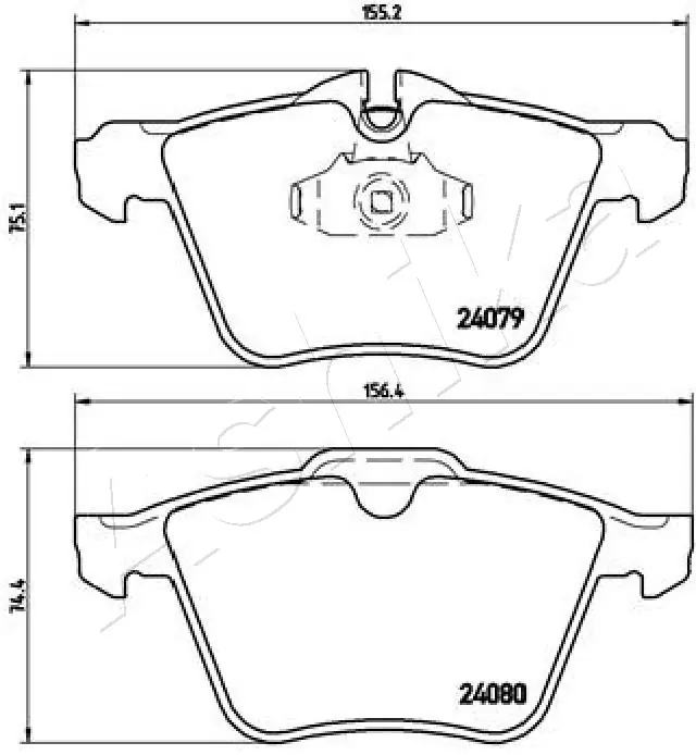 Brake Pad Set, disc brake 50-00-0341