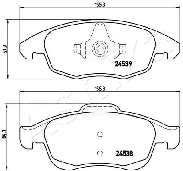 Brake Pad Set, disc brake 50-00-0603