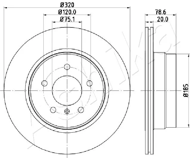 Brake Disc 61-00-0129