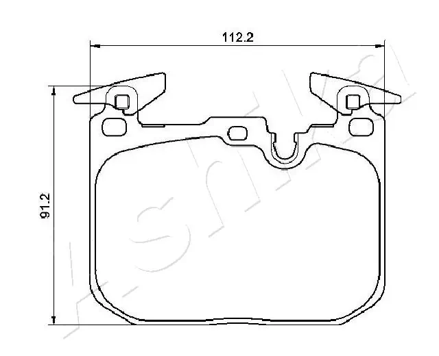 Brake Pad Set, disc brake 50-00-0103