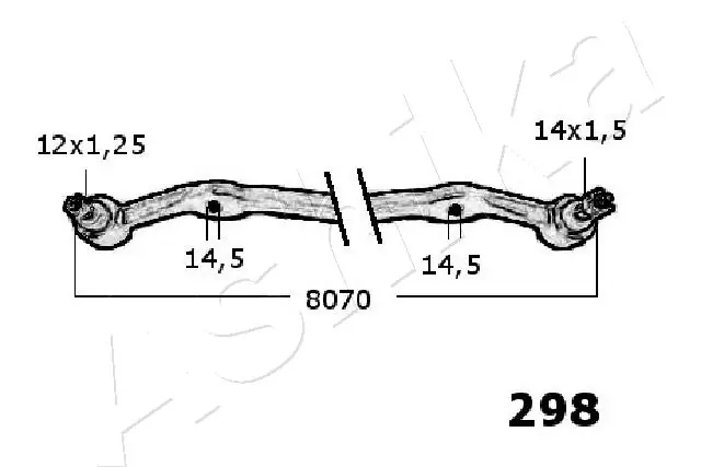 ASHIKA 27-02-298 Tie Rod