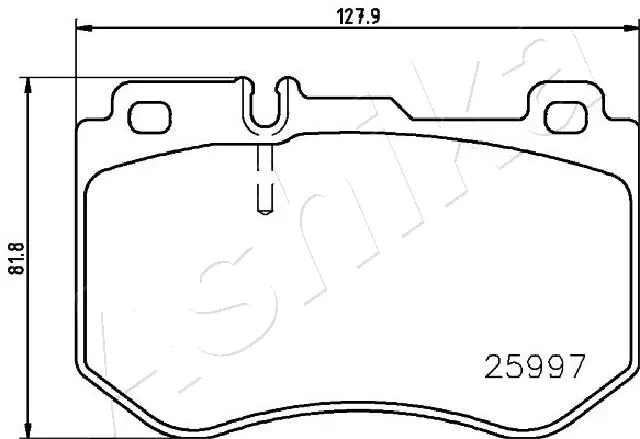 Brake Pad Set, disc brake 50-00-0515