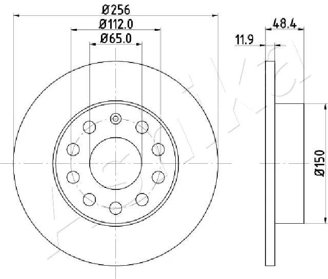 Brake Disc 61-00-0928