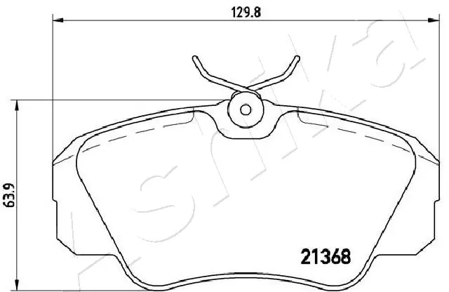 Brake Pad Set, disc brake 50-00-0409