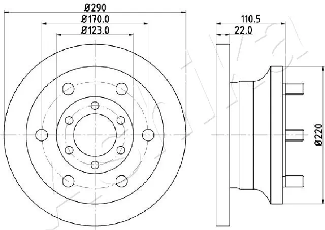 Brake Disc 60-00-0256