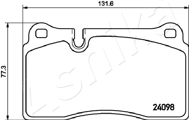 Brake Pad Set, disc brake 50-00-0933