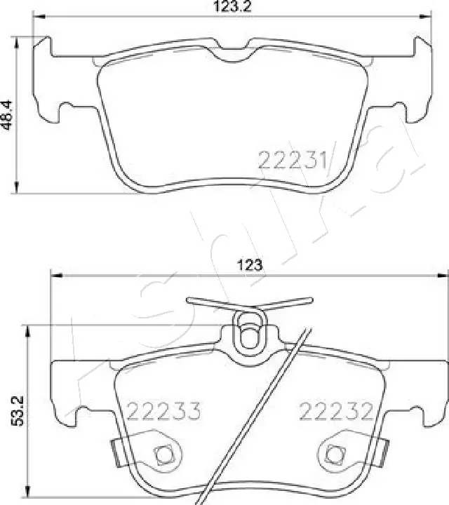 Brake Pad Set, disc brake 51-00-0300