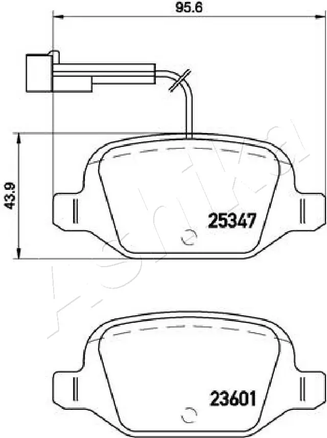 Brake Pad Set, disc brake 51-00-0200