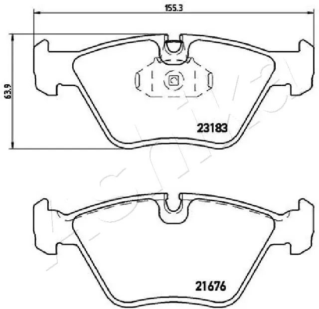 Brake Pad Set, disc brake 50-00-0112