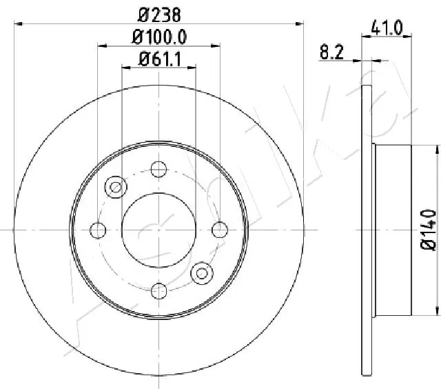 Brake Disc 60-00-0700