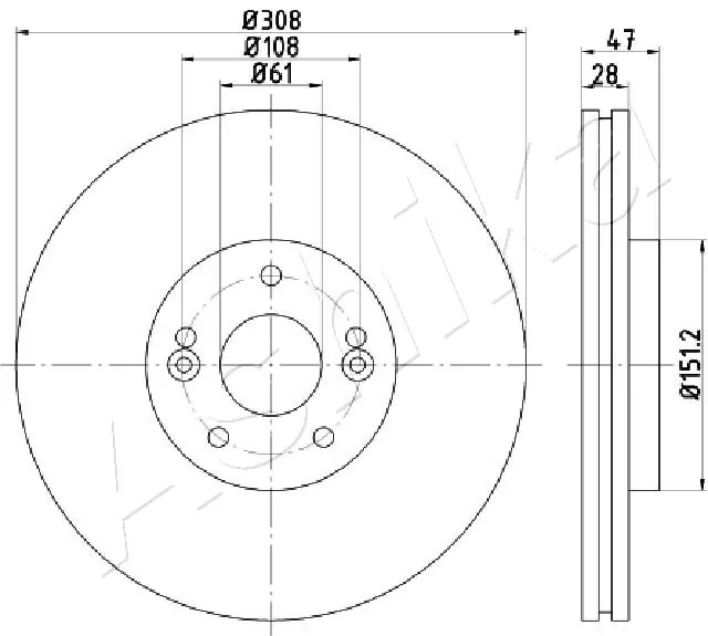 Brake Disc 60-00-0713