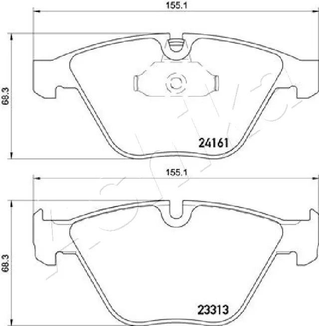 Brake Pad Set, disc brake 50-00-0114