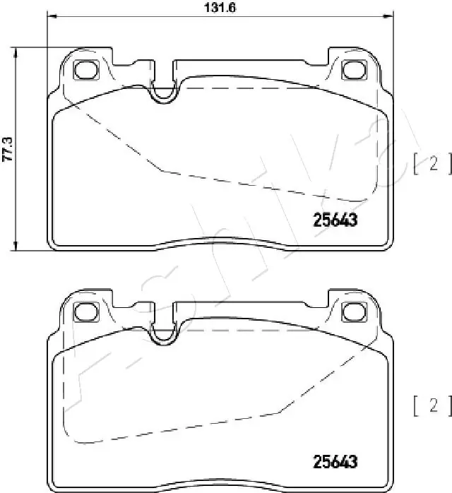 Brake Pad Set, disc brake 50-00-0924