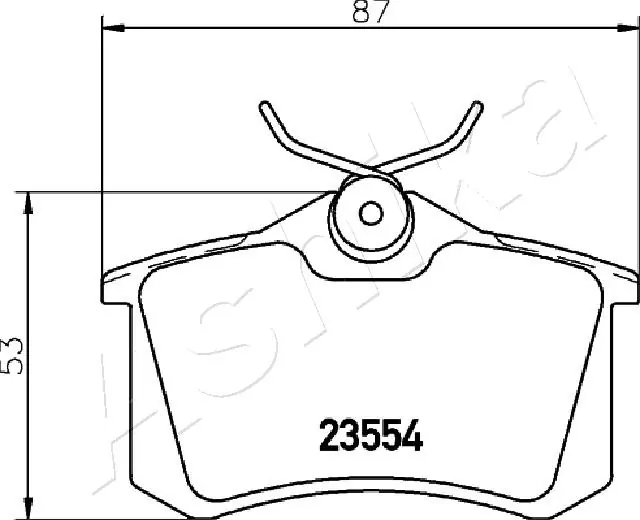 Brake Pad Set, disc brake 51-00-0903