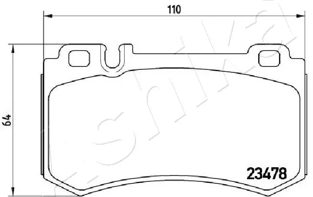 Brake Pad Set, disc brake 51-00-0509