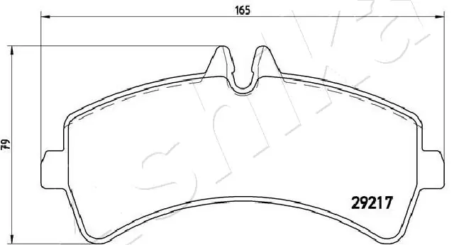 Brake Pad Set, disc brake 51-00-0523