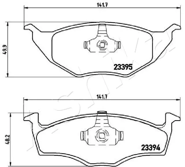 ASHIKA 50-00-0946 Brake Pad Set, disc brake