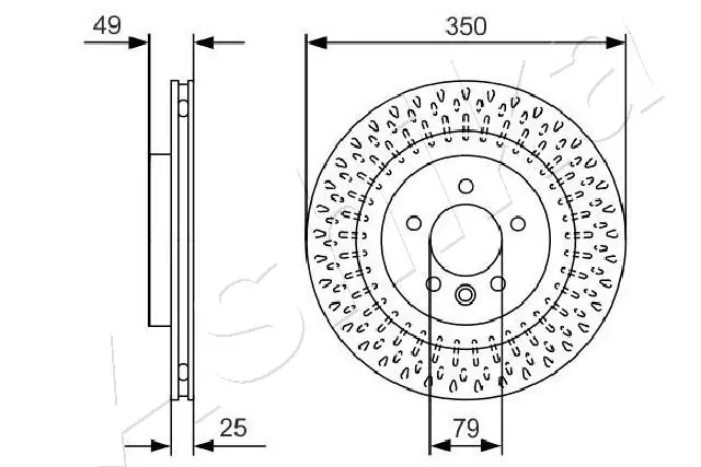 Brake Disc 61-0L-L13C