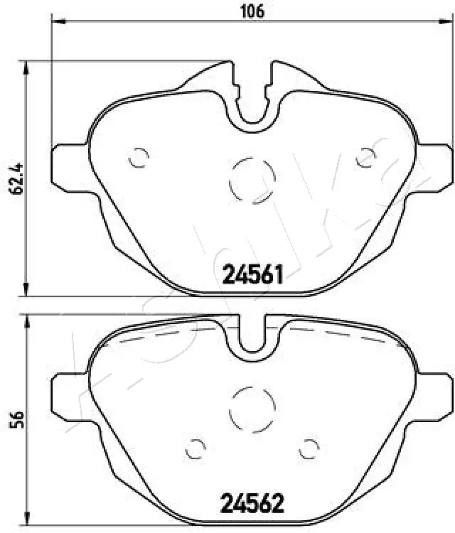 Brake Pad Set, disc brake 51-00-0112