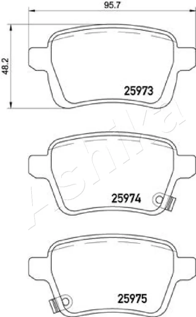 Brake Pad Set, disc brake 51-00-0209
