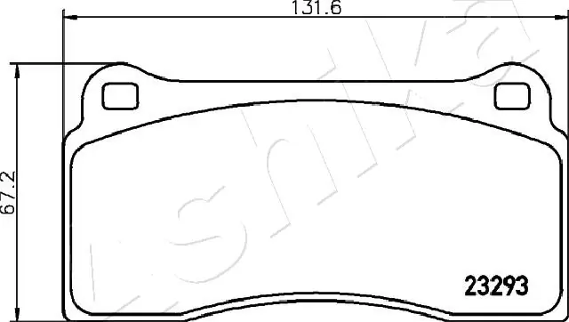 Brake Pad Set, disc brake 50-00-0343