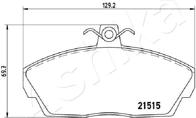 Brake Pad Set, disc brake 50-0L-L13