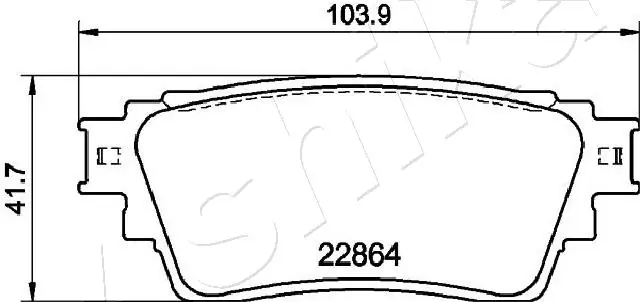 Brake Pad Set, disc brake 51-05-515