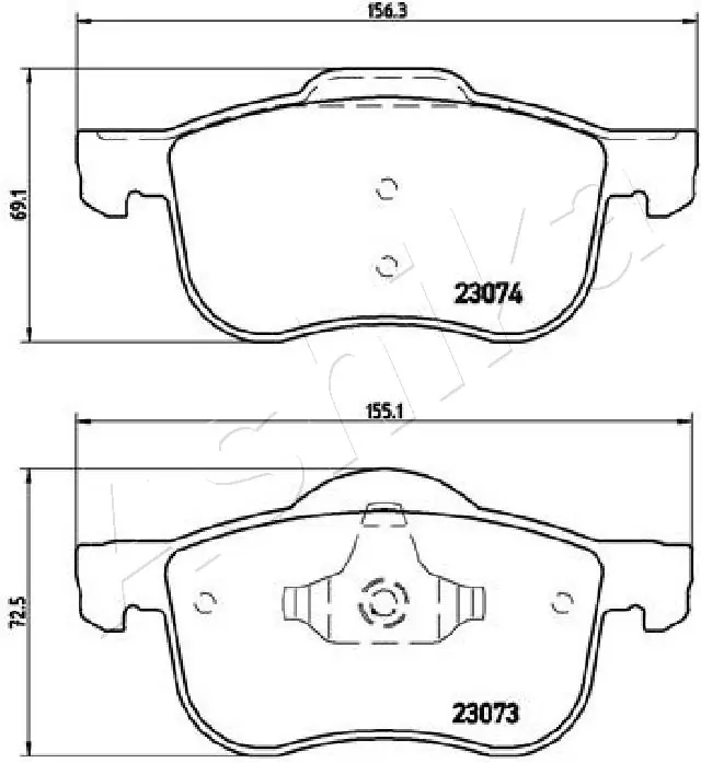 Brake Pad Set, disc brake 50-00-0332