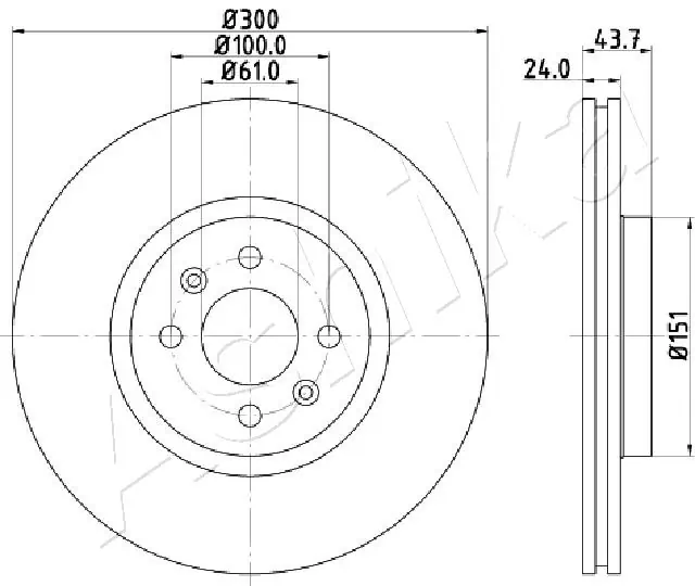 Brake Disc 60-00-0705