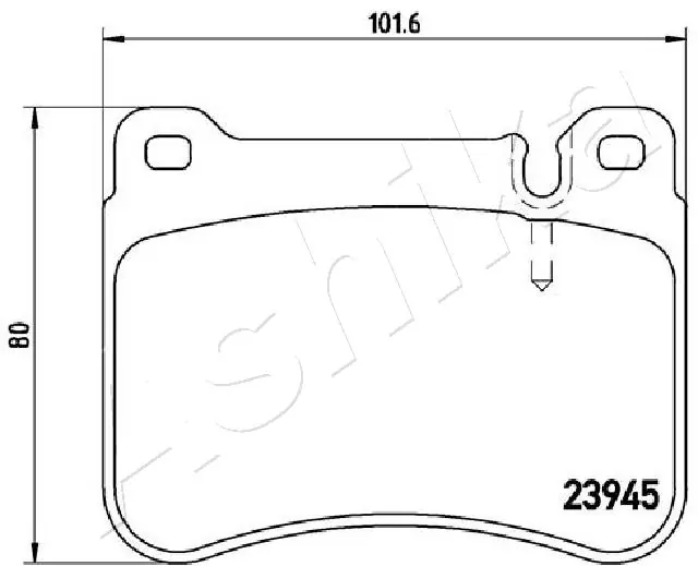 Brake Pad Set, disc brake 50-00-0519