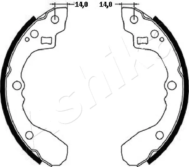 Brake Shoe Set 55-03-398