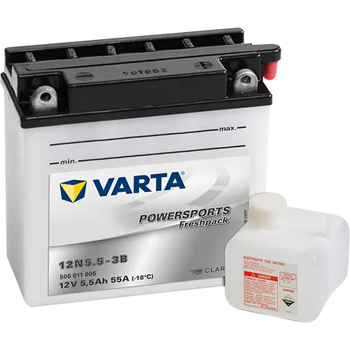 Starter Battery POWERSPORTS Freshpack 506011006I314