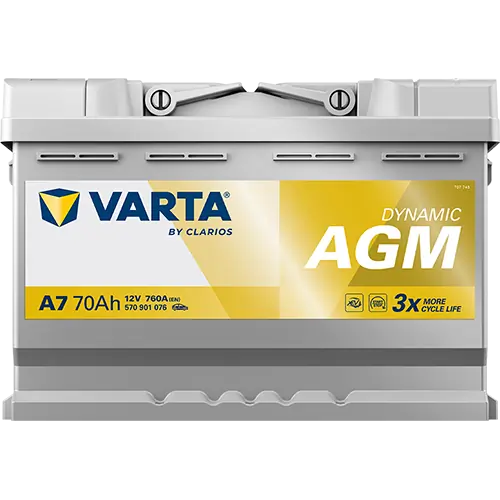 Starter Battery DYNAMIC AGM 570901076K262