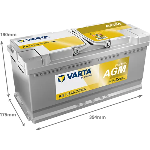 Starter Battery DYNAMIC AGM 605901095K262