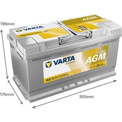 Starter Battery DYNAMIC AGM 595901085K262