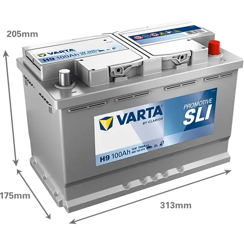 Starter Battery PROMOTIVE SLI 600123072K182