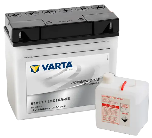 Starter Battery POWERSPORTS Freshpack 518014024I314