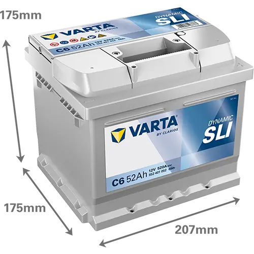 Starter Battery DYNAMIC SLI 552401052K262