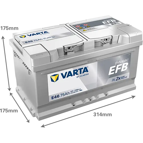 Starter Battery DYNAMIC EFB 575500073K262