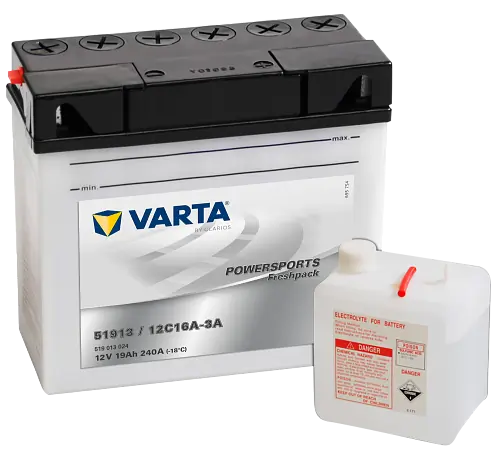 Starter Battery POWERSPORTS Freshpack 519013024I314