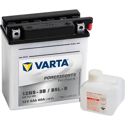 Starter Battery POWERSPORTS Freshpack 505012006I314