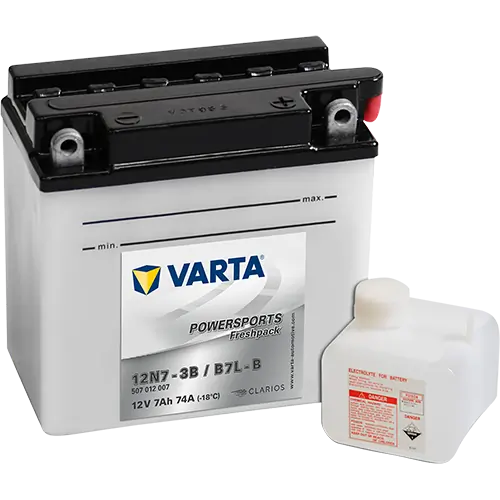 Starter Battery POWERSPORTS Freshpack 507012007I314