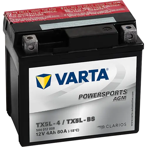 Starter Battery POWERSPORTS AGM 504012008I314